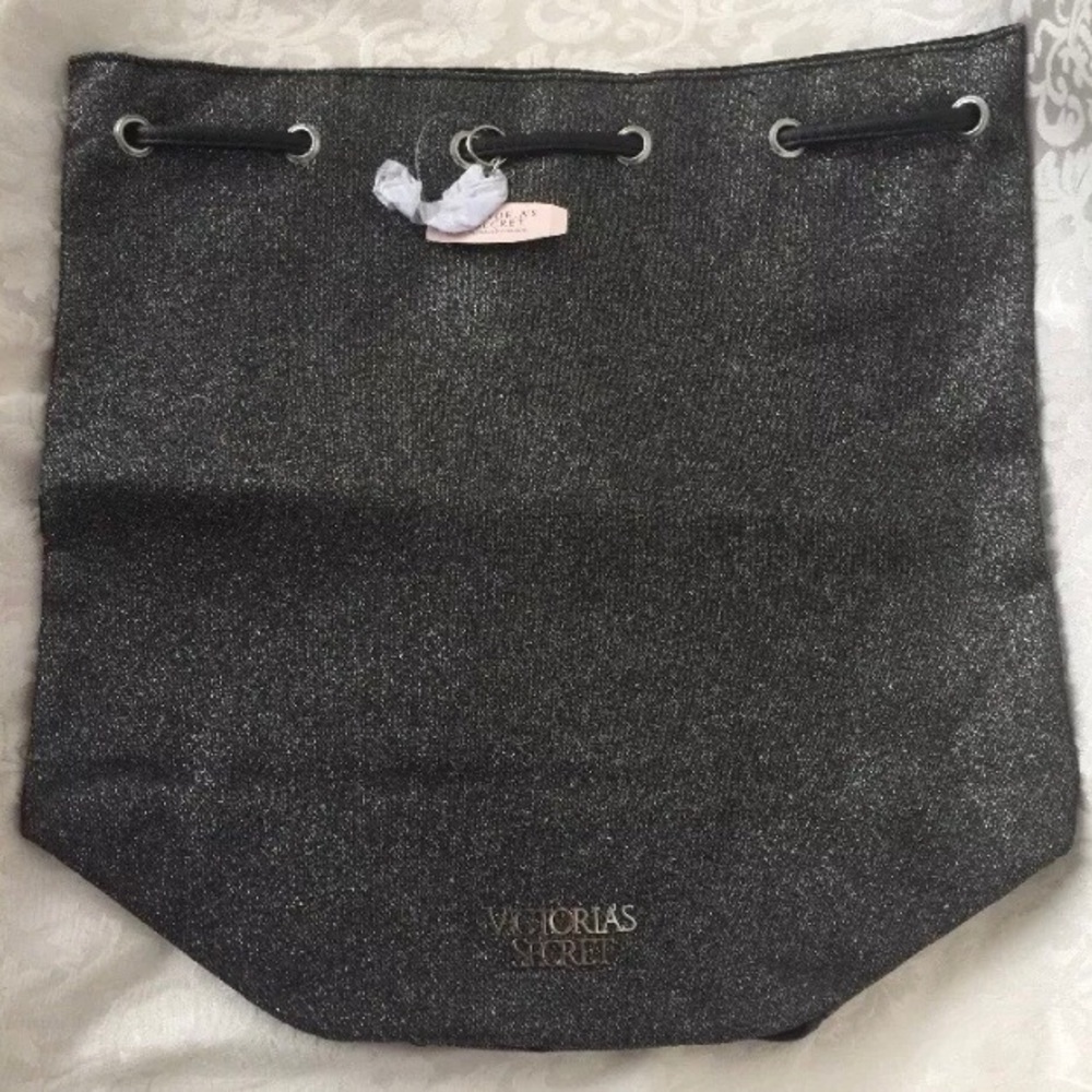 VS Glitter Sparkle Drawstring Backpack - Picture 2 of 8